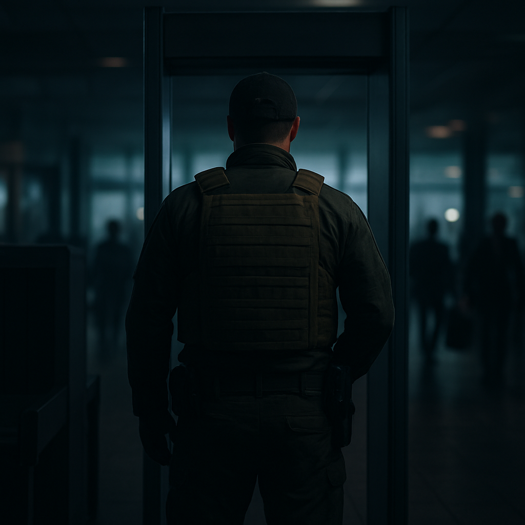 Airport security checkpoint